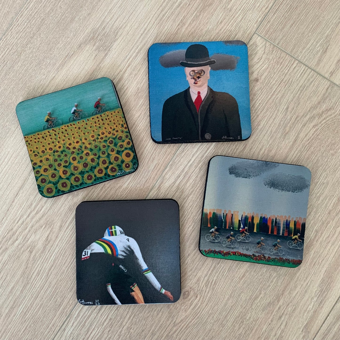 Onderzetter rubber met foto