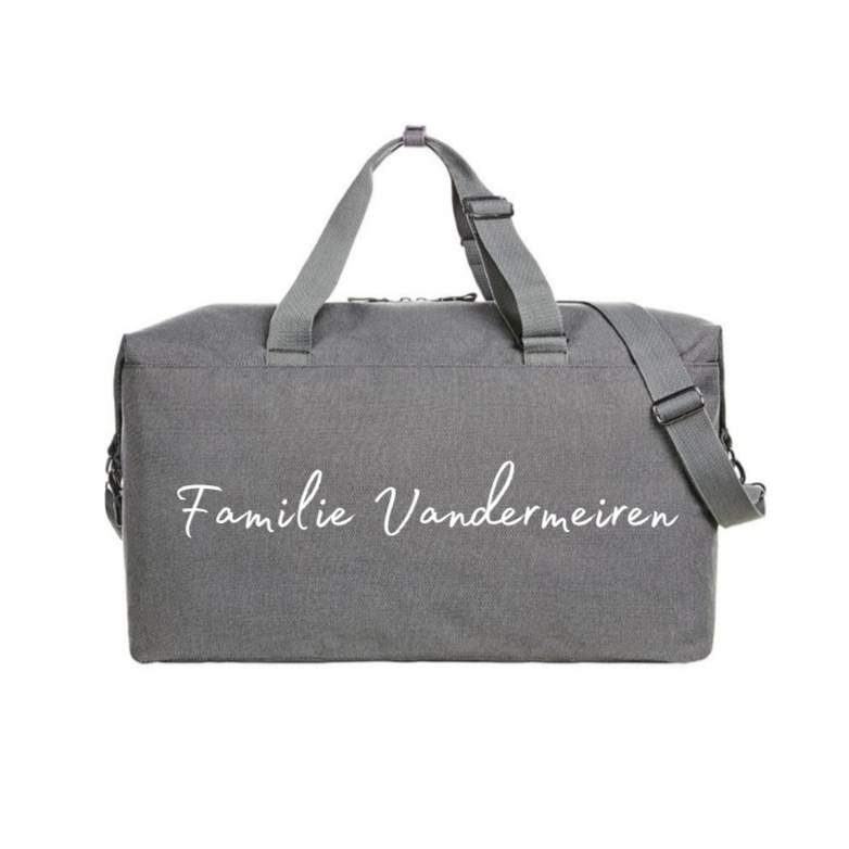 XL Familiezak met tekst