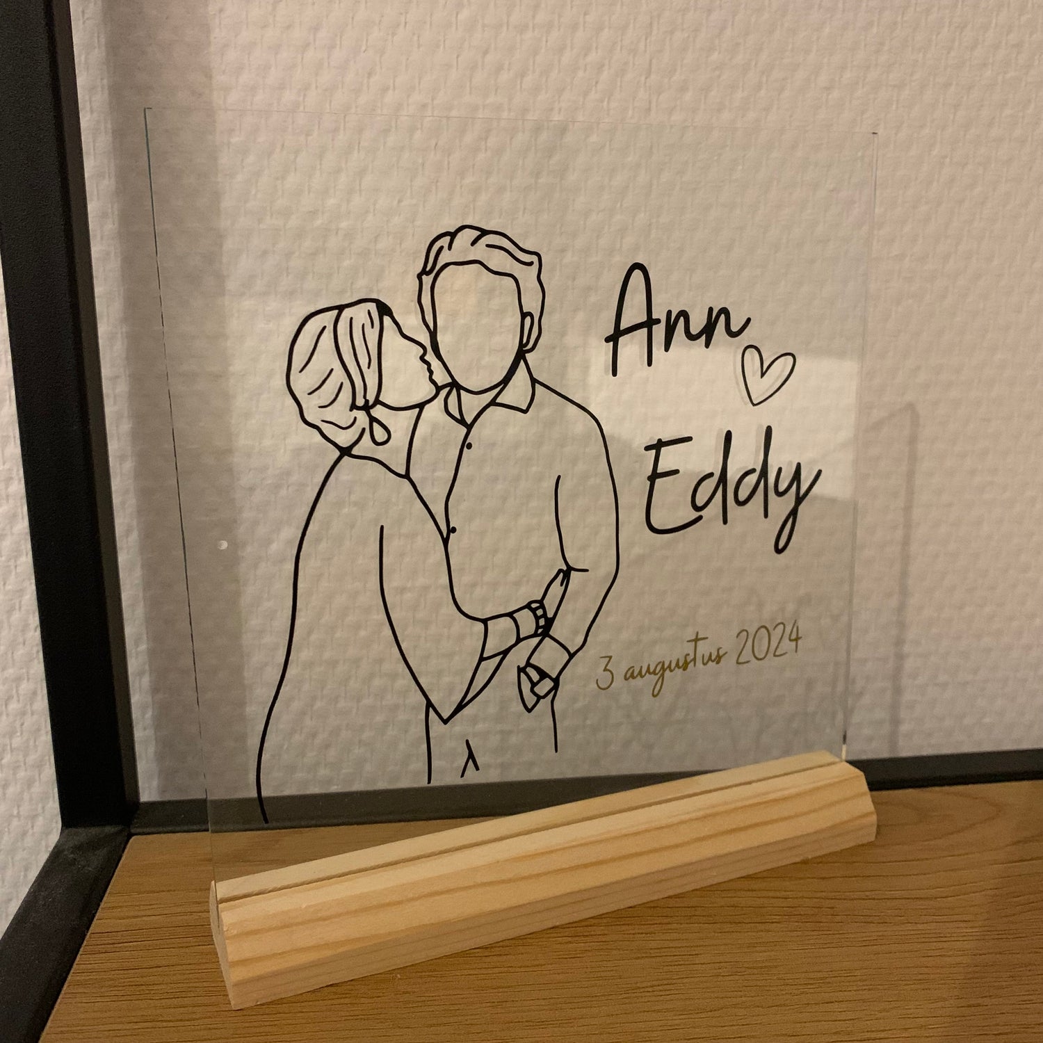 Personalisatie met lijntekening