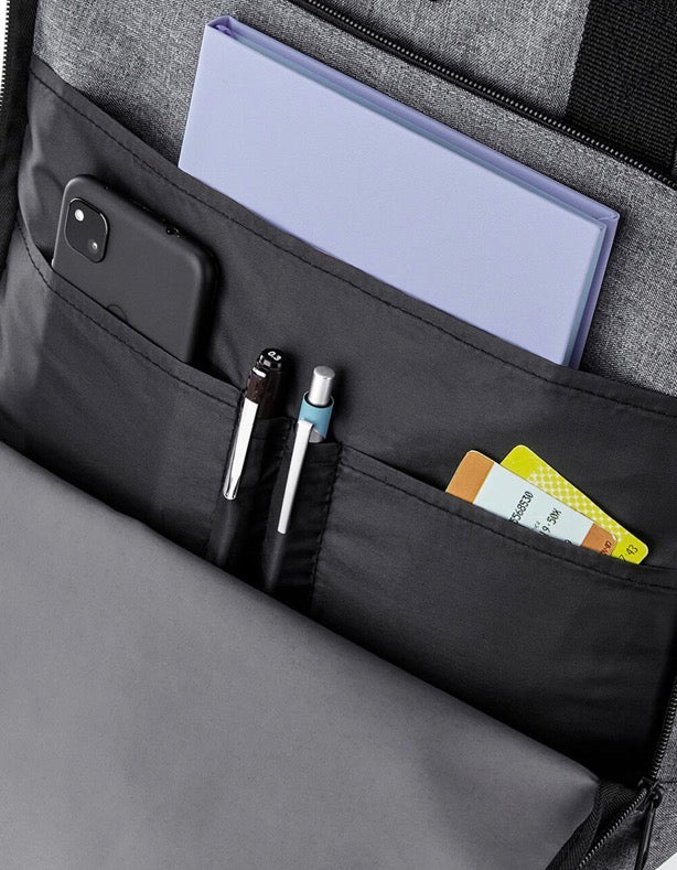 Matching rugzak laptoptas volwassene met lijntekening