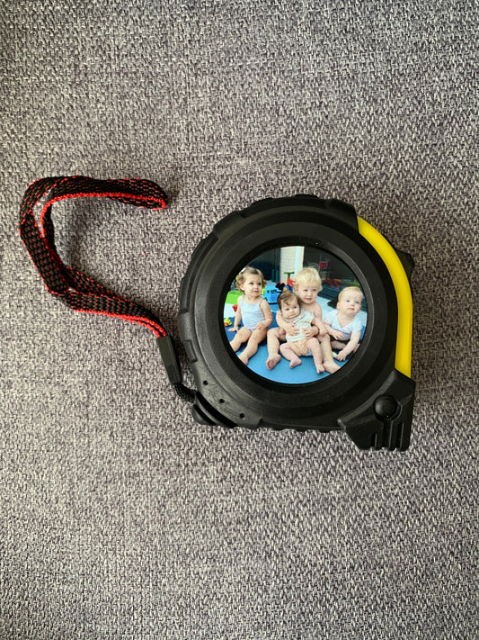 Rolmeter met foto