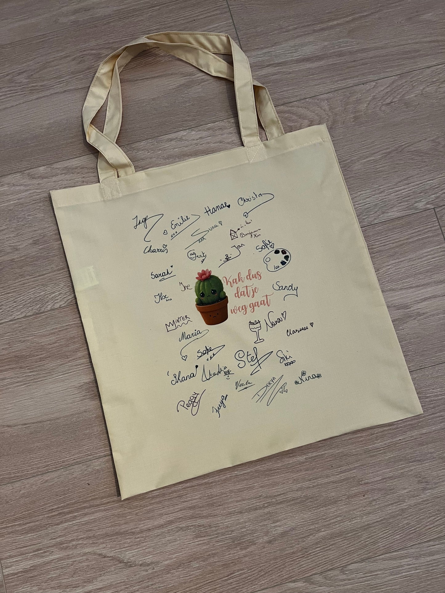 Totebag met eigen ontwerp