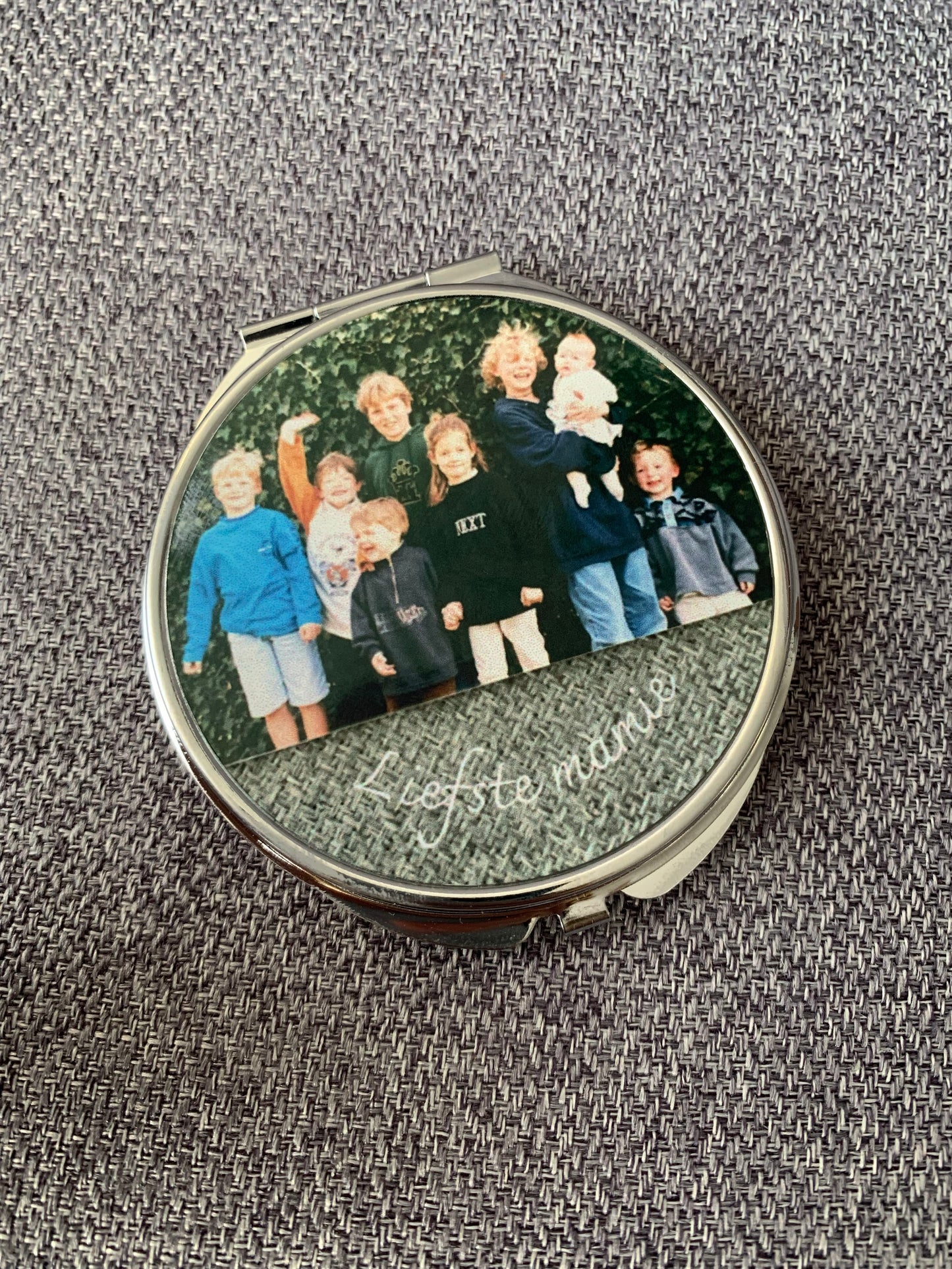 Spiegeltje met foto
