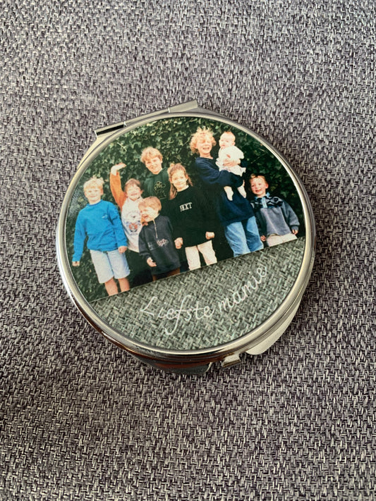 Spiegeltje met foto