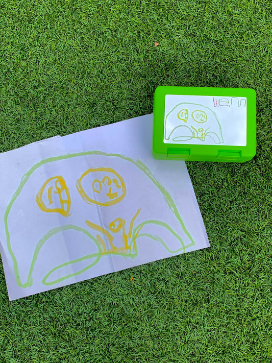 Lunchbox met eigen creatie